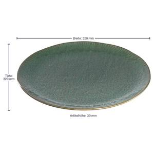 Assiette en céramique Matera Céramique - Vert - Vert