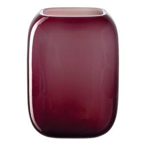 Vaas Milano II gekleurd glas - donkerrood - Donkerrood