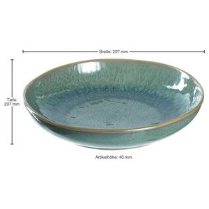 Suppenteller Matera (6er-Set) Keramik - Grün