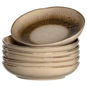 Assiettes Matera I (lot de 6) Céramique - Beige - 20,7 cm - Beige