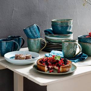 Suppenteller Matera (6er-Set) Keramik - Blau