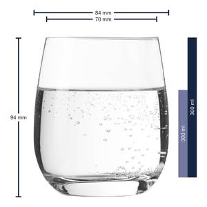 Drinkglas Tivoli (set van 6) transparant - 360 ml