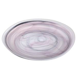 Bord Casolare I (set van 4) gekleurd glas - roze - 21 cm - Diameter: 21 cm