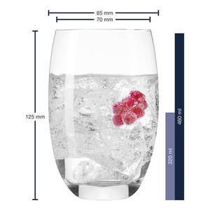 Trinkglas Cheers I (6er-Set) Transparent -  Fassungsvermögen: 0.46 L