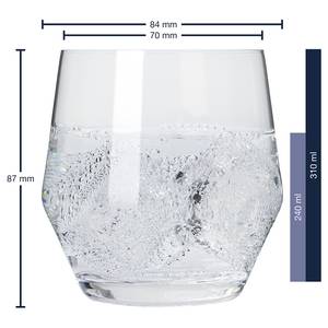 Verres Puccini (lot de 6) Transparent - 310 ml