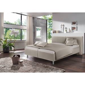 Gestoffeerd bed Playas Crème - 180 x 200cm - H4 hard