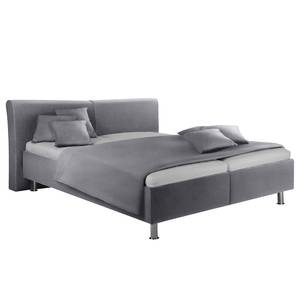 Gestoffeerd bed Playas Zilver - 180 x 200cm - H2 zacht