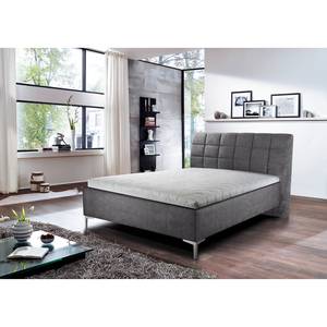 Gestellbett Janeda Silber - 160 x 200cm