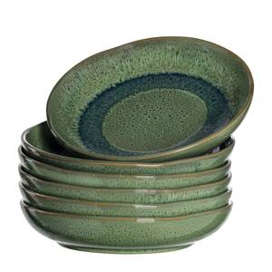 Assiettes en céramique Matera (12 élém.) Céramique - Vert - Vert