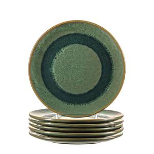 Assiettes en céramique Matera (18 élém.) Céramique - Vert - Vert