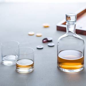 Whiskyset Ambrogio (3-teilig) Transparent - Kalk-Natron Glas