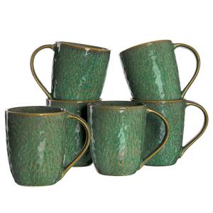Tasses en céramique Matera (lot de 6) Céramique - Vert - Vert