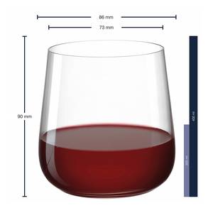 Verres Brunelli (12 éléments) Transparent - Verre cristallin