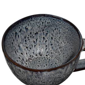 Keramiktasse Matera (4er-Set) Keramik - 180 ml - Anthrazit