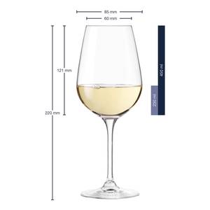 Verres à vin Tivoli II (lot de 6) Transparent - 450 ml