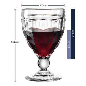 Verres à vin Brindisi I (lot de 6) Transparent - 310 ml