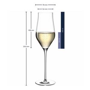 Champagneglas Brunelli (set van 6) transparant - 340 ml