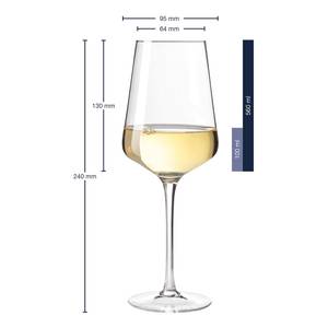 Verres à vin Puccini II (lot de 6) Transparent - 560 ml