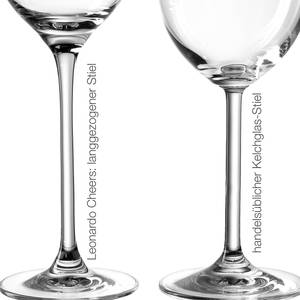 Wittewijnglazen Cheers (set van 6) transparant - 400 ml