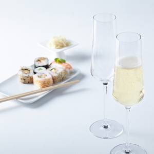 Flûtes de champagne Puccini (lot de 6) Transparent - 280 ml