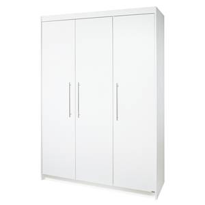 Armoire Maren Blanc - Bois manufacturé - 131 x 191 x 52 cm