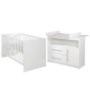 Babyzimmer-Set Maren I (2-teilig) Weiß - Holzwerkstoff