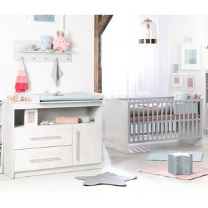 Babyzimmer-Set Maren 2 I (2-teilig) Weiß - Holzwerkstoff