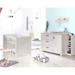 Babyzimmer-Set Mila I (2-teilig) Grau - Holzwerkstoff