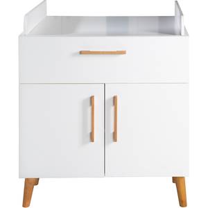 Chambre bébé Mick II (3 éléments) Blanc - Bois manufacturé