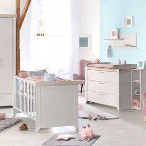 Set de chambre bébé Helene 2 pcs Gris - Bois manufacturé