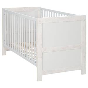 Babyzimmer-Set Mila II (3-teilig) Weiß - Holzwerkstoff