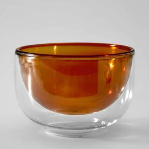 Schüssel Braulia Klarglas - Orange / Transparent - Orange