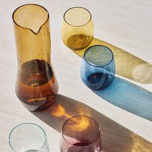 Glazen kan Breshnna transparant glas - oranje