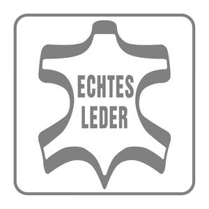 Polsterhocker COSO Classic Echtleder - Echtleder Neto: Creme - Breite: 64 cm - Esche