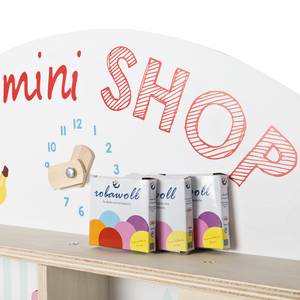 Kaufladen Minishop (ohne Zubehör) Multicolor - Holzwerkstoff - 89 x 115 x 89 cm
