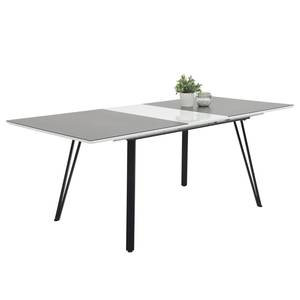 Eettafel Hiiu (met uitschuiffunctie) grijs/zwart