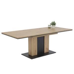 Table Ambato Imitation vieux bois / Noir
