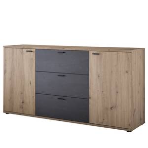 Dressoir Ambato oudhouten look/zwart - Eikenhoutlook Artisan