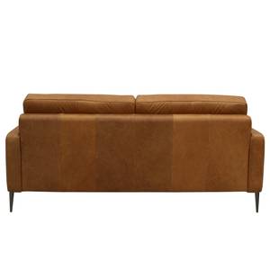 Sofa Suzette I (2-Sitzer) Echtleder - Echtleder Arelia: Cognac