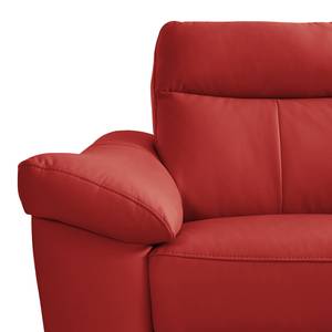 Canapé d’angle Nastola I Imitation cuir - Cuir Mabel: Rouge - Méridienne longue à droite (vue de face)
