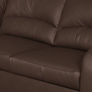 Canapé d’angle Nilsia Imitation cuir - Cuir synthétique Solis: Bordeaux - Méridienne courte à gauche (vue de face)