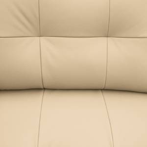 Canapé d’angle Heimari I Imitation cuir - Cuir Mabel: Beige - Méridienne courte à droite (vue de face) - Avec fonction couchage