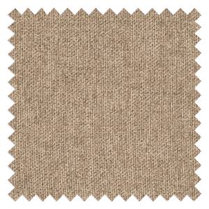 Gestoffeerde hocker Imatra geweven stof - Geweven stof Auli: Beige