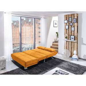 Schlafsofa Rakir Microfaser Enza: Safran - Breite: 120 cm