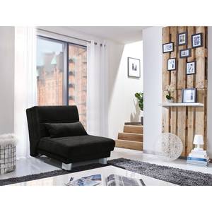 Fauteuil convertible Rakir Microfibre - Microfibre Enza: Noir