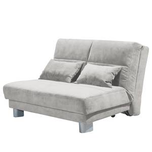 Schlafsofa Rakir Microfaser Enza: Platin - Breite: 120 cm