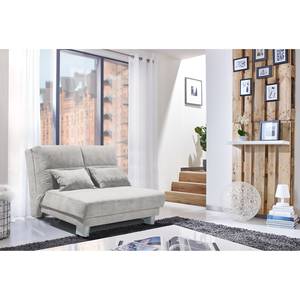 Schlafsofa Rakir Microfaser Enza: Platin - Breite: 120 cm