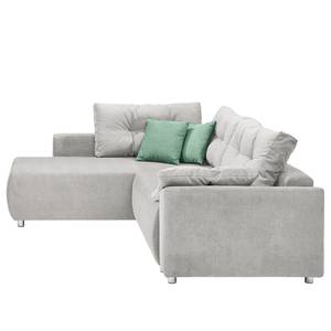 Ecksofa Altja Microfaser Enza: Platin / Mint