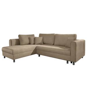 Ecksofa Sulka Microfaser Enza: Hellbeige