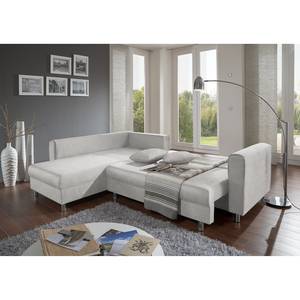 Ecksofa Sulka Microfaser Enza: Platin